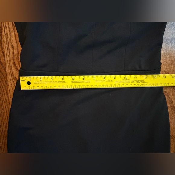 Chic One Shoulder Black Dress - Picture 9 of 10